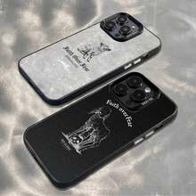 Funda de Teléfono Christian Lamb para 17,16,15,14,13,12,11,Pro,MAX,plus, Cubierta Negra Mate a Prueba de Golpes - z1 - Ver 3