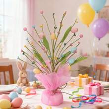 1PC/The Light Luxury And Exquisite Easter Potted Plant With A Texture And Small Easter Egg Is Suitable For The High-End Decoration Of The Spring Festival On The Table Of The Modern Light Luxury Living Room