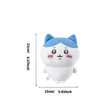 Miniso 1 buah Boneka Hewan Plush Kecil, Desain Telinga Biru Lucu dengan Detail Bordir, Bahan Lembut dan Halus, Dekorasi Meja/Hiasan Gantung Portabel/Hadiah Kecil yang Menggemaskan - MultiWarna - View 5