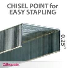 XISH Officemate Grapas estándar de uso general Plateado 1 paquete - Plateado - Ver 4