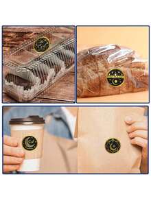 500pcs/Roll Eid Mubarak Stickers, Eid Gift Wrapping Stickers
