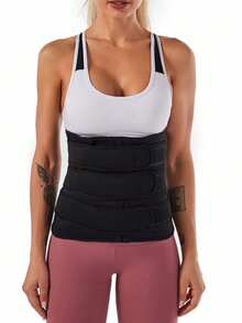 1pc,Women's Slimming Waist Belt - Tummy Control And Sweat Sauna Technology For Enhanced Workouts - Multicolor - View 5