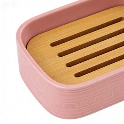 5 pièces Ensemble de rangement pour salle de bain, matériau en plastique durable et imperméable, support à brosse à dents + porte-savon + brosse de toilette anti-rouille, plusieurs couleurs disponibles, convient pour la maison/l'hôtel, excellent rapport qualité-prix !