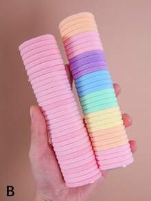 Bộ 3 chiếc dây buộc tóc nhiều màu sắc, độ đàn hồi cao và bền chắc, dùng để giữ tóc đuôi ngựa, kiểu dáng tối giản và đa năng, phù hợp cho sử dụng hàng ngày và khi đi học. - Nhiều màu - Xem 9