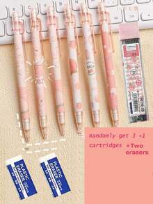 (1pc Automatic Pencil + 100pcs Refill Leads) Cartoon Unlimited Leads High-Quality Automatic Pencil For Drawing And Writing - Multicolor - View 16