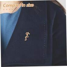 XISH Broche De Serpiente Retro De Aleación Dorada Accesorio Vintage Para Médicos y Enfermeras Prendedor Profesional Para Camisa y Uniforme Uso Trabajo y Eventos Set De 10 Piezas - como en la foto - Ver 6