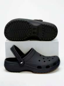 Sandalias para Mujer de EVA de Alta Calidad - Talón de 3,7 cm (1,46 Pulgadas) Ligero y Suave con Efecto Alargador, Antideslizantes y de Secado Rápido, Ultra Cómodas Sin Ruido, Resistentes al Olor y a la Suciedad, Fáciles de Limpiar, Diseño Minimalista Moda Aptas para Interior, Exterior, Playa y Uso Diario Prolongado - Negro - Ver 3