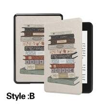 Hand Strap Anti Drop Silicone Soft Protective Shell Wrapped Around The Perimeter,Transparent Acrylic Material,2024 Kindle Paperwhite 12th Gen 7inch ,2022 Basic11th Generation 6inch,11th Generation-2024 Release,Paperwhite11th Gen 6.8inch - Multicolor - View 11