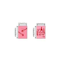 1/2幅极简粉色墙面艺术画“尽情享受美好时光”帆布画，马提尼酒海报，派对及鸡尾酒装饰，适用于客厅、酒吧，可作为礼物赠送朋友，有框/无框可选 - 彩色 - 查看 9