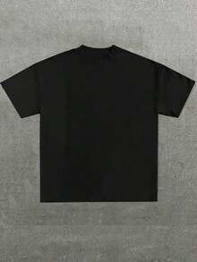 Men's Cotton T-Shirt - Black With Nissan GTR Skyline Graphic Print, Car Silhouettes & Details, Regular Fit, Machine Washable, Year-Round Comfort, Streetwear T-Shirts - màu đen - Xem 2