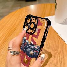 Four-Time M-MaxS Champion Verstappen Phone Case Compatible With IPhone 17/17 Air 16e/17 Air 16/15/14/13/12/11/Mini/Pro/Max/Air/X/XR/XS Max/8/7 Plus Models Shockproof Transparent Soft Back Case - 無色 - 查看 4