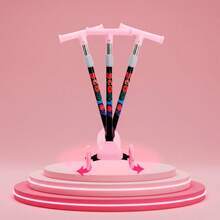 Scooter Plegable, Patin Diablo Scooter Montable 3 Ruedas Luces Led Patineta, Patin De Empuje 3 Ruedas Led Intermitente Inclinación Lean Niños Niñas de 3-12 Años. - Rosa - Ver 2