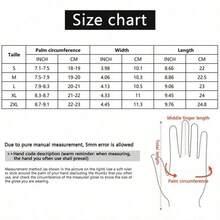Winter Warm Cycling Gloves, Suitable For Finger Protection, Windproof, Outdoor Gloves, Touchscreen Compatible, Christmas Gift, New Year's Gift. - Black - View 9