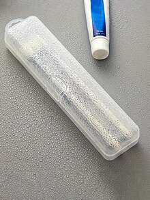 Portable Transparent Toothbrush Case For Travel & Business, Electric Toothbrush Storage Box Travel Essentials School School Supplies Holiday Camping Holiday Essentials Vacation Accessories MiniTravel Essentials ,Travel Organizer For Beach ,Summer Vacation Back To School Perfume For Women Perfume For Men Perfume Bottle - White - View 10