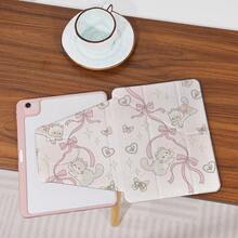 360°旋转iPad保护壳，Y型折叠支架，高清UV印刷，兼容iPad 11（2025款）、iPad Air 11/13（2025款M3）、iPad Air（M2）11/13英寸、iPad Air 4/5/6 10.9英寸、iPad Pro 11英寸、iPad Pro 12.9英寸、iPad 10.2英寸、iPad第九代/第十代及其他多种型号，保护套设计，支持多角度调节，六向支架摆放，内置笔槽，透明后盖，防摔保护，自动唤醒/睡眠功能 - 彩色 - 查看 3