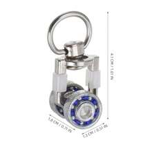 XISH 5 Piezas Rodillos De Riel De Cortina Portadores De Ruedas De Cortina Con Pliegue Ondulado Para De FáCil InstalacióN Y Movimiento Suave - como en la foto - Ver 5