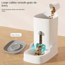Cat And Dog Feeder Pet Water Dispenser Cat Food Bowl Large Capacity Feeder Water Dispenser For Small Puppy Kitten Pet Supplies - Green Feeding - View 4