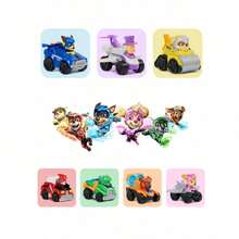 Spin Master The Mighty Movie, 7-Piece Mighty Pups Pup Squad Racers Set With Exclusive Mayor Humdinger Toy Car, Officially Licensed Animated Design, Smooth Edges For Kids Ages 3+ Birthday Gift Box​