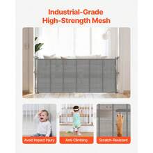 Baby Protection Gate - Grau 71 Zoll Teleskop 33 Zoll - View 5