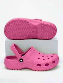 Sandalias para Mujer de EVA de Alta Calidad - Talón de 3,7 cm (1,46 Pulgadas) Ligero y Suave con Efecto Alargador, Antideslizantes y de Secado Rápido, Ultra Cómodas Sin Ruido, Resistentes al Olor y a la Suciedad, Fáciles de Limpiar, Diseño Minimalista Moda Aptas para Interior, Exterior, Playa y Uso Diario Prolongado - Rosa Fucsia - Ver 3