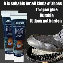 Multi-Purpose Shoe Sole Repair Glue - Durable, Flexible, Waterproof, Suitable For All Shoes, Strong Adhesion, Wear-Resistant, Black Gel Sealant