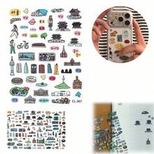 Aesthetic Sticker Pack For IPhone 17 Pro Max, Cute Small Elements & Minimalist Designs, Decorative Decals For Phone Case Journal, Kawaii Gift - B - View 4