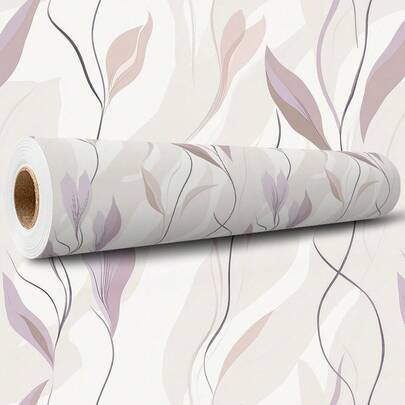 Paper and Wall Papel de Parede Quarto Autoadesivo Vinílico Decoração de Parede Para Quarto Sala Estilo Floral Moderno