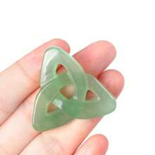 1pc 1 Inch Natural Stone Celtic Knot Undrilled Healing Carved Polished Pendant Necklace Charm - natural stone pendant - View 20