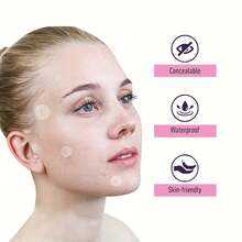 720 parches para el acné de 0,1 mm ultra delgados, adhesivos, impermeables, antideslizantes de hidrocolloid, cómodos y transpirables - Multicolor - Ver 4