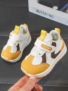 2026 Spring/Autumn New Soft Bottom Non-Slip Toddler Shoes, Lightweight Functional Sneakers For Babies & Kids - Yellow - View 4