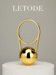 LETODE Rhinestone Jewelry Set Bling Necklace Earrings Bracelets Set For Women Evening Clutch Bag Bridal Wedding Gold Plated Spherical Acrylic Handbag Fashion Metal Decoration Purses For Women Prom With Detachable Metal Chain For Wedding And Party Shoulder Bag For Women Clutch Purses For Ladies Bag Women's Handheld Evening Bag Versatile Handheld Bag Cocktail Party Wedding New Wallet Banquet Bag - Gold - View 6