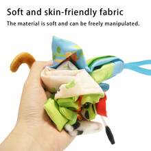 宝宝早教布书 感官尾巴布书 适合学习英语认知动物布书 可悬挂以提高宝宝认知能力