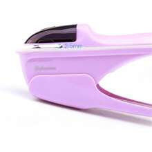XISH Tyenaza Sin Grapadora ABS Engrapadoras Manuales Grapadoras Manual Sin Grapas con DiseñO de Estructura Que Ahorra Trabajo con Mango Cómodo para Oficina y Escuela Púrpura - Púrpura - Ver 2