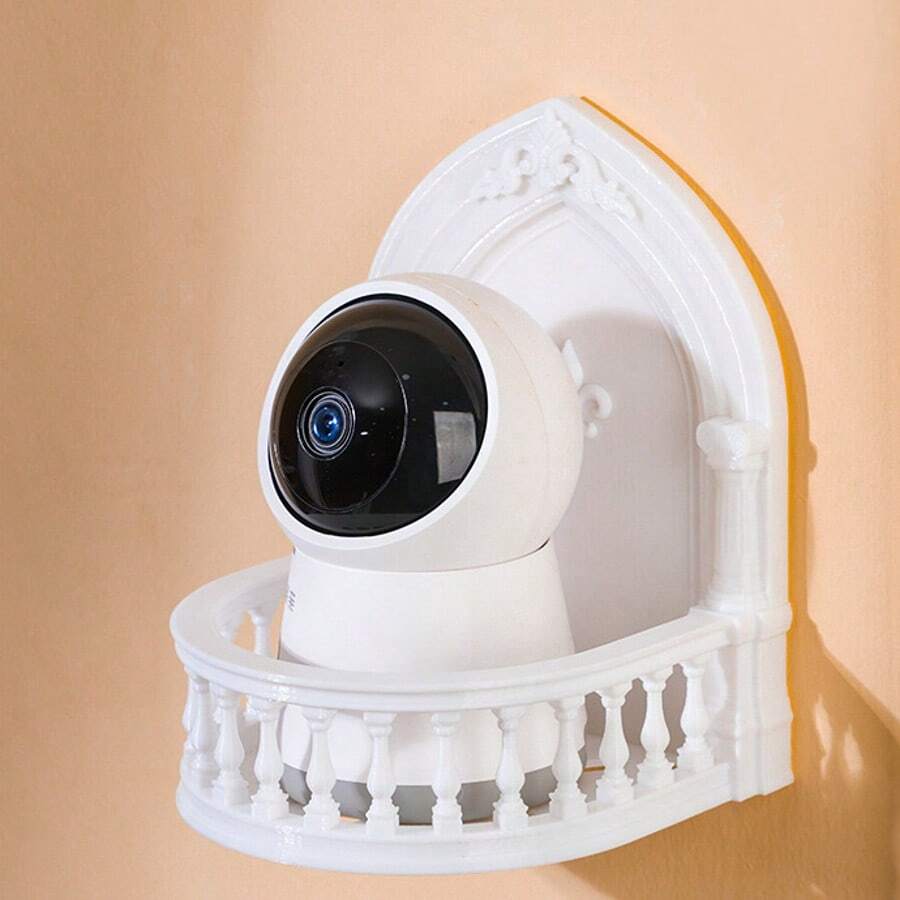 1pc Wall Mounted Display Rack - European Style Balcony Hanging Shelf, Suitable For Succulents, Decorations And Ornaments - Creative Home Decor Solution