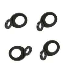 4pcs Motorcycle And Trailer Tie Down Anchor Point Fixing Tools – 8-Shaped Buckle Tie Down Strap Anchors For Secure Hauling, Cargo Stabilization, Van And Truck Racks, Heavy-Duty Mounting Hardware, Quick-Release And Anti-Slip Design For Bungee And Webbing Straps, Versatile For ATV, Boat, And Cargo Trailers, Reliable, Universal Fit, Easy To Install And Store - Black - View 6