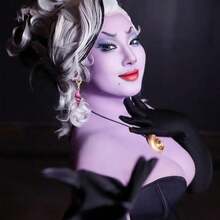 Juego de collar de caracola con aretes de concha púrpura para mujer, aretes de concha de oro con colgante de concha mística, aretes de bruja mística, accesorios de disfraz de Halloween, joyería de - BLANCO - Ver 3