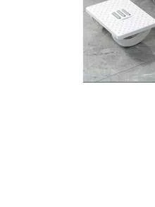 1pc Adjustable Plastic Non-Slip Ergonomic Footrest With Wheels For Office/Home Use