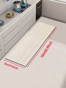 [HOT!!!]1pc Soft Rubber Kitchen Mat, 3.5mm Thick Kitchen Rug, Modern Minimalist Geometric Style Kitchen Absorbent Mat Large Carpet, Can Be Self-Cut To Fit Kitchen Size, Surface Fabric Material, Middle Sponge Layer, Bottom Rubber Layer, Suitable For Kitchen Rugs, Kitchen Decor, Wedding Decor, Home Decor, Bathroom Mat, Entryway Mat, Laundry Room Mat, Hallway Carpet, Living Room Mat, Etc. - Multicolor - View 14