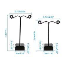 Organizador de joyas minimalista de hierro - Exhibidor y almacenamiento de aretes, regalo de Navidad perfecto, muy adecuado para Navidad - Multicolor - Ver 4