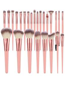 61pcs Makeup Brush Set, Includes Eye Shadow Brush, Eyebrow Brush, Foundation Brush, Powder Brush, Blush Brush, Concealer Brush And Highlighter Brush, Made Of Ultra-Soft Premium Synthetic Hair, Suitable For Daily Facial Makeup