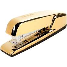 XISH Swingline Grapadora capacidad de 30 hojas grapadora 747 sin atascos metal cromo dorado 74721