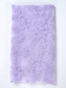 1条紫色蝴蝶桌旗，双面涤纶纱布桌布，75*180厘米，DIY手工制作，蝴蝶主题派对用品，性别揭晓派对装饰，婚礼装饰，一周岁生日装饰，婴儿派对用品，生日装饰，儿童房装饰，节日派对用品，餐桌装饰 - 紫色蝴蝶 - 查看 7