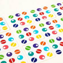 一套蒙特梭利早教儿童扭蛋机颜色配对木制玩具，双面问答卡，锻炼儿童观察能力，提升色彩认知，游戏乐趣无穷。扭蛋机配对游戏，形状配对拼图，颜色卡片，儿童益智玩具，培养儿童色彩感知能力，亲子互动桌面拼图玩具，让孩子在玩耍中成长，馈赠佳品。 - 彩色 - 查看 7