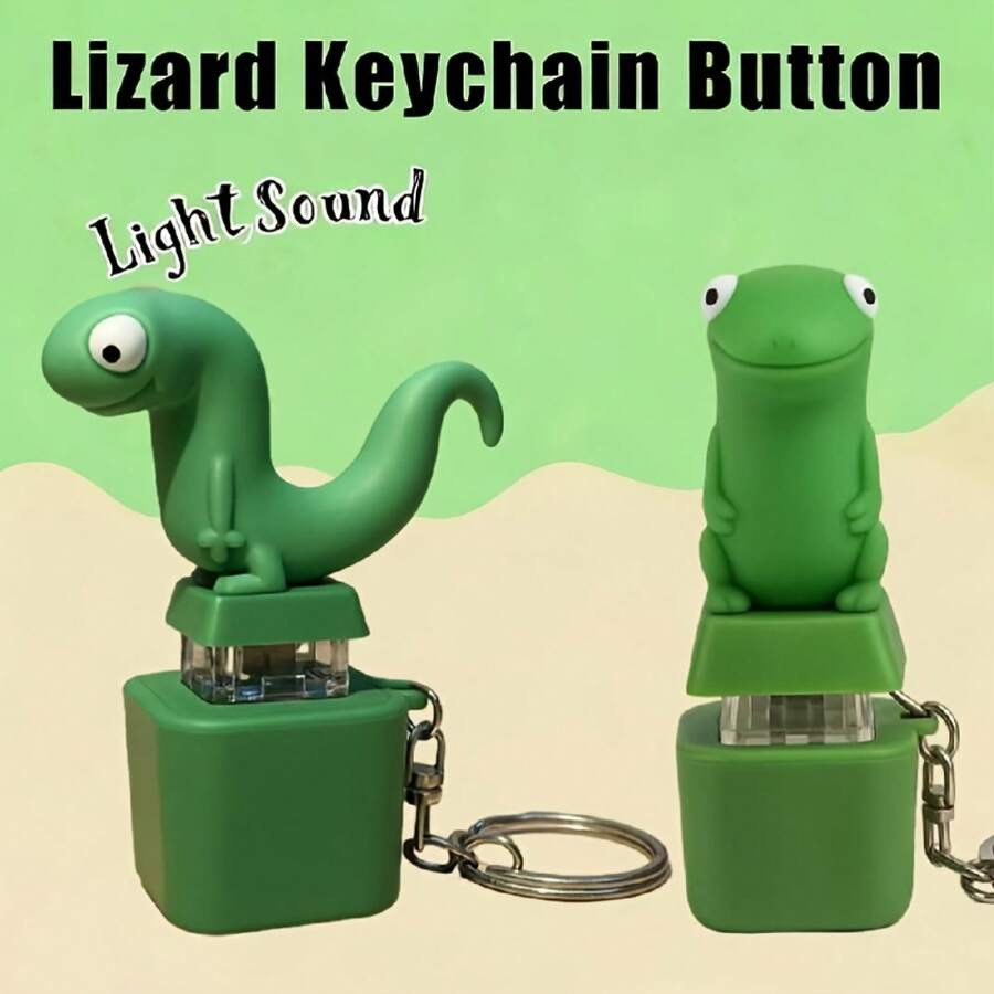 1-Key Stress Relief Keychain With Sound And Colorful Lights, Featuring Adorable Animal Designs. Compact And Lightweight, Easy To Carry, And Provides Instant Relaxation With A Simple Press. Combines Visual, Tactile, And Auditory Sensory Experience To Help Relieve Stress, Improve Focus, And Aid Relaxation Or Sleep. Made From Durable And Comfortable Materials For Long-Lasting Use, Suitable For Daily Carry, Desktop Display, Or Pocket Play. Creative And Playful Design Adds Decorative Charm And Entertainment Value, Perfect For Parties, Office Desks, Holiday Gifts, Or Novelty Accessories. An Ideal Choice For Birthday Presents, Festive Surprises, Or Fun Small Gifts, Offering Interactive Fun And Stress Relief Anytime, Anywhere. - 樣式1 - 查看 1