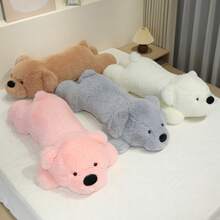 1个可爱多巴胺毛绒大熊填充动物枕头柔软毛绒娃娃躺姿泰迪熊枕头睡眠伴侣毛绒娃娃儿童生日礼物 - 彩色 - 查看 6