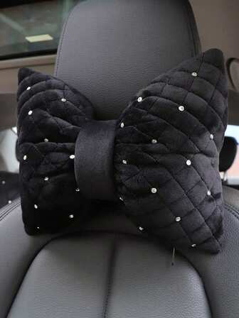 وسادة رقبة سيارة من المخمل الأسود الفاخر، وسادة رقبة سيارة مطرزة بالراين ستون، وسادة رقبة سيارة على شكل عظم، وسادة مقعد السيارة، وسادة سيارة قصيرة من الفرو المخملي للاستخدام على مدار السنة، وسادة رقبة سيارة وسادة مقعد للاستخدام على مدار السنة، وسادة رقبة سيارة يونيسكس، اكسسوارات السيارة