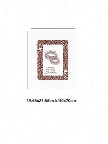 1/3 Peças Conjunto de Cartões Sem Moldura Y2K, Impressão de Leopardo Rosa, Conjunto de Adesivos de Parede com Estrela e Fonte de Leopardo, Decoração de Estampa Animal, Adequado para Sala de Estar, Quarto, Dormitório, Pôster da Moda, Decoração de Quarto, Arte de Parede - Multicolorido - Visão 9