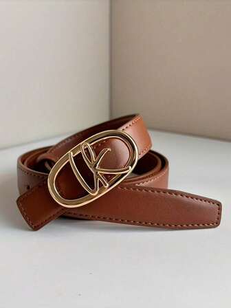 1/2pcs American Retro Women's Belt Suitable For Casual Commuting And Evening Wear, Durable Belt Waist, Versatile Waist