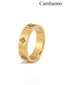 10/1 套装奢华不锈钢手链戒指组合，百搭时尚，优雅配饰，送给女朋友的最佳礼物 - 彩色 - 查看 25