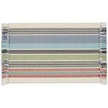 DII - s Basic Everyday de gran tamaño, 100% algodón, 20 x 20, juego de 6, berenjena abigarrada(Mantel individual Mediterráneo) - Multicolor - Ver 3